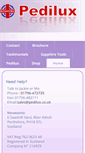 Mobile Screenshot of pedilux.co.uk
